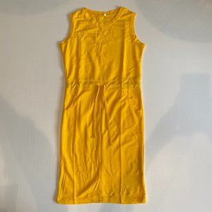 Yellow Tank Dress w/ Pockets